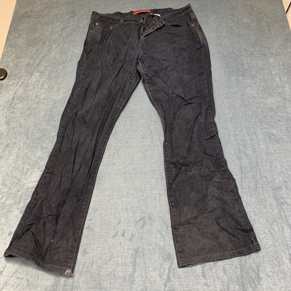 Levi's 515 Nouveau Bootcut Jeans Womens 14M Blue Denim Cotton Stretch 5 Pockets